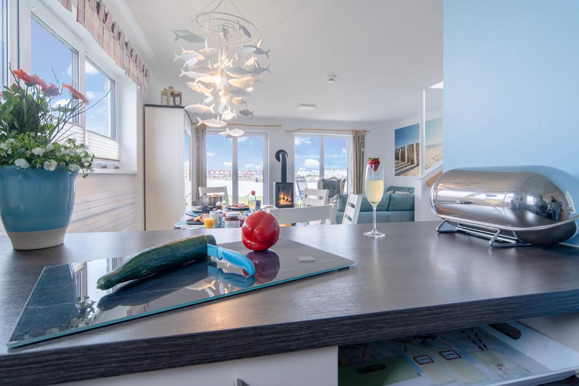 Ferienhaus Lieblingsplatz By Seeblick Ferien Oro, Direkte Wasserlage,Sauna,Kamin Олпениц Екстериор снимка