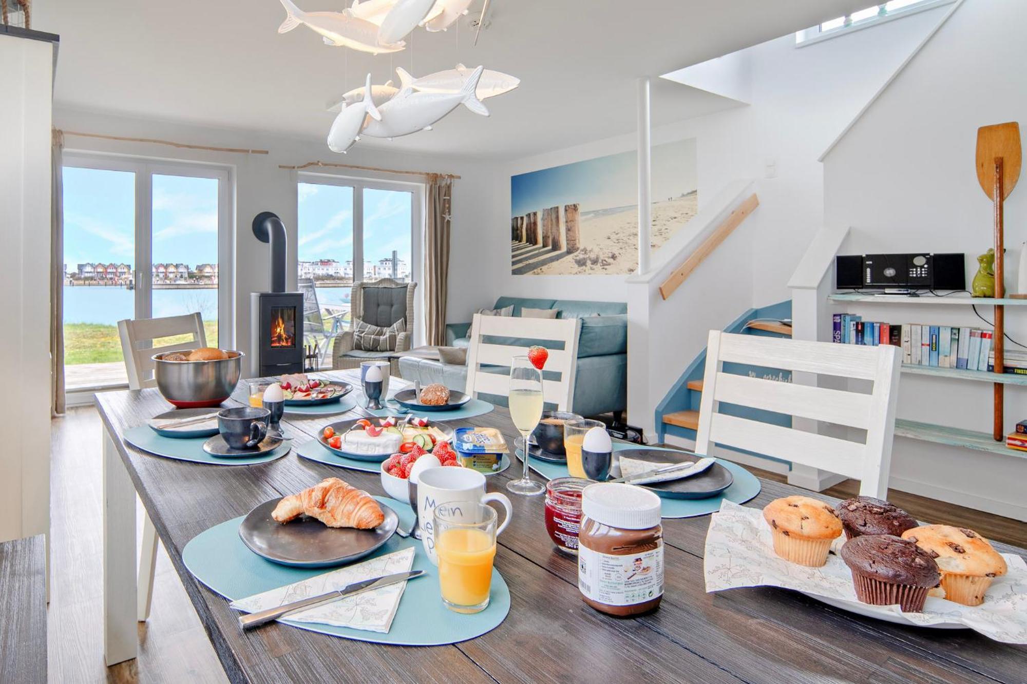 Ferienhaus Lieblingsplatz By Seeblick Ferien Oro, Direkte Wasserlage,Sauna,Kamin Олпениц Екстериор снимка